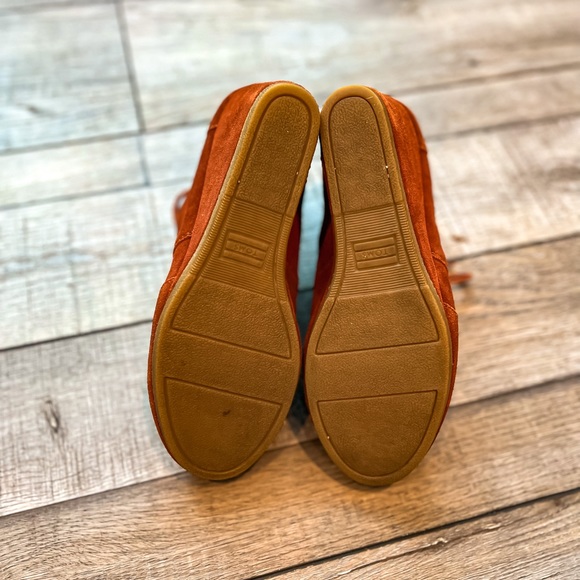 Toms Lace Wedge: Rust- 8 - Picture 3 of 4